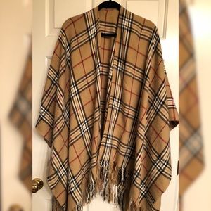 PLAID SHAWL / COVER UP / SWEATER